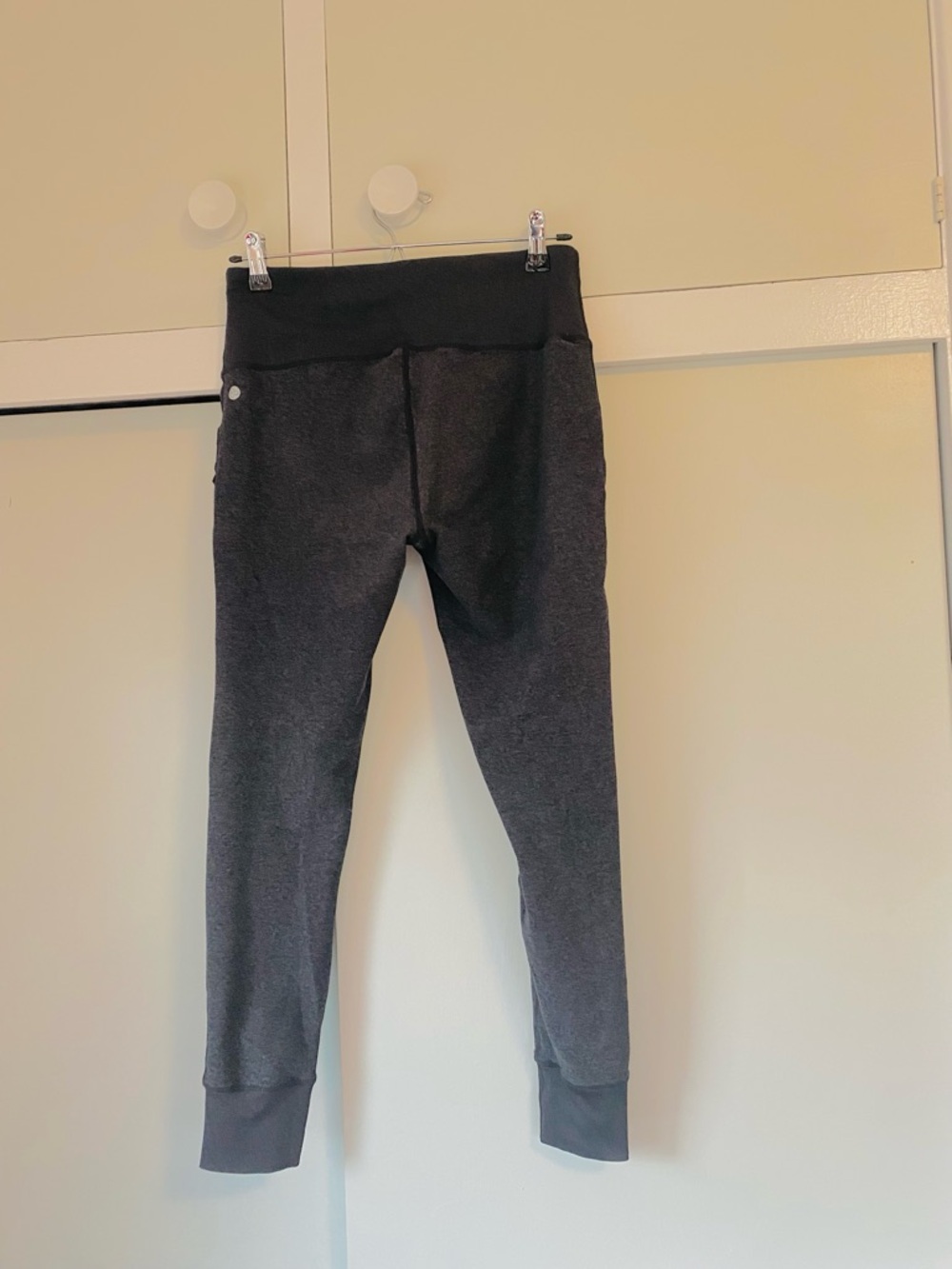 Zella High Waist Jogger Leggings Gray Size M Athleisure Comfy Activewear